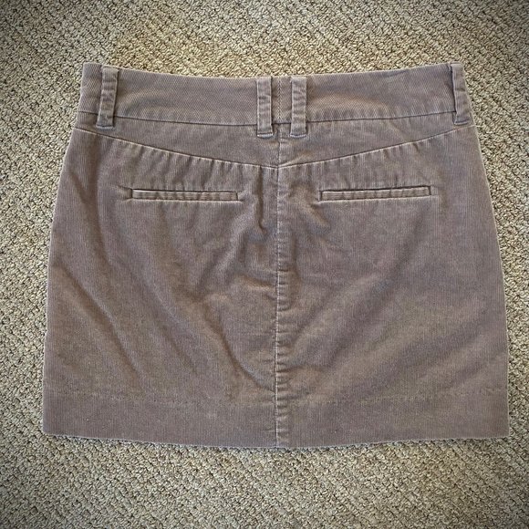 J. Crew Taupe Corduroy Stretch Mini Skirt - Picture 5 of 8